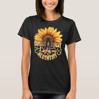 T-shirt Lumière Lumineuse Sur L'Albinisme Pour L'Albinisme