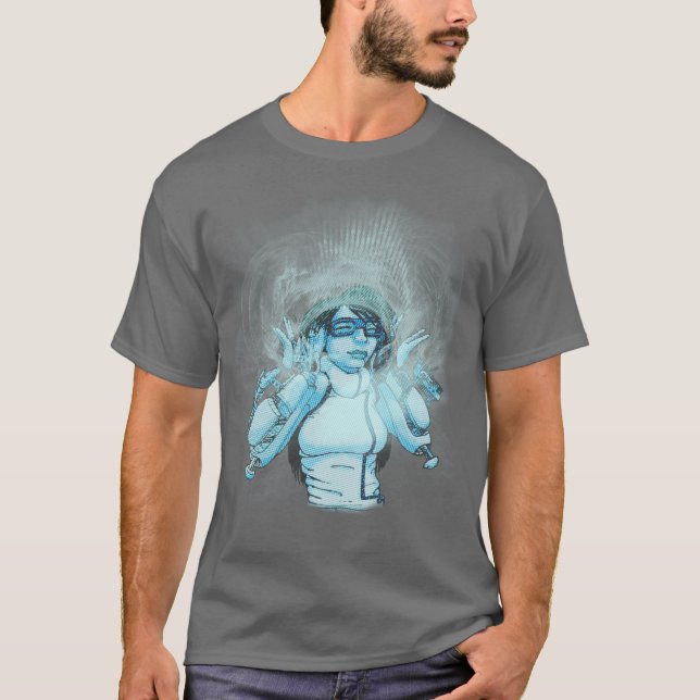 T-shirt Lumière personnelle de musique (Devant)
