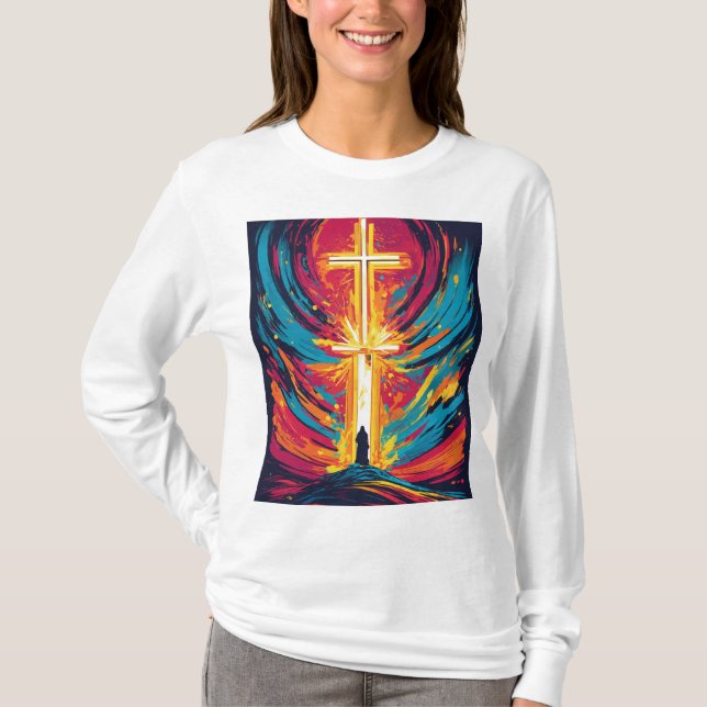 T-shirt "Lumière sacrée" (Devant)