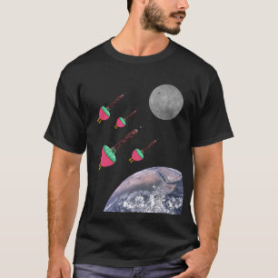 T-shirt Lumières bulles dans l'espace