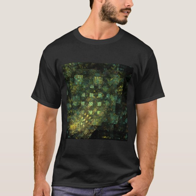 T-shirt Lumières dans la ville Art Abstrait (Devant)