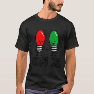 T-shirt Lumières de Noël drôles de jeu de mots fonctionnan
