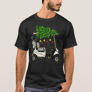 T-shirt Lumières de Noël pour voiturette de golf Sport gol