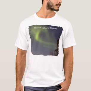 T-shirt Lumières du nord molles ; Personnalisable