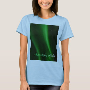 T-shirt Lumières impressionnantes de l'aurore en Alaska,