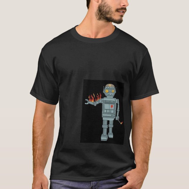 T-shirt lumineux-yeux (Devant)