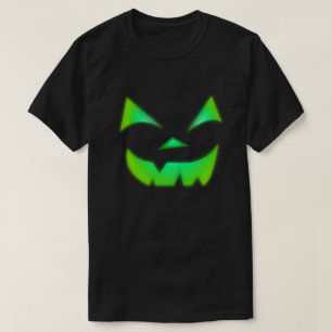 T-shirt Luminosité dans le Citrouille Jack-o'-lantern ver