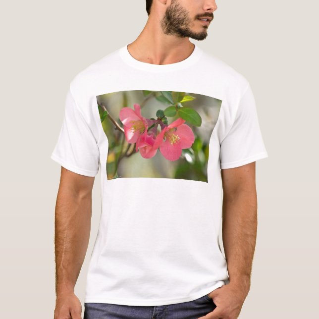 T-shirt Luminosité de coing rose (Devant)