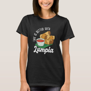 T-shirt Lumpia Philippine Nourriture Lumpia Roller Wrap