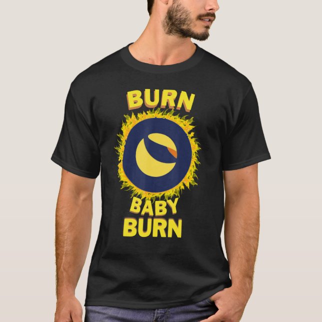 T-shirt Luna Terra Classic Burns, $LUNC Trader or Hodlr (Devant)