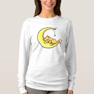 T-shirt Lunar Love Orange Cat