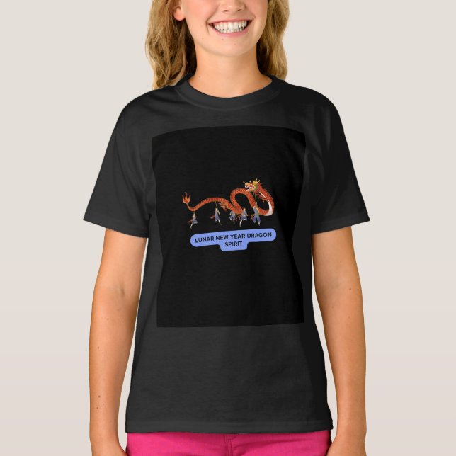 T-shirt Lunar New Year, Dragon Spirit (Devant)