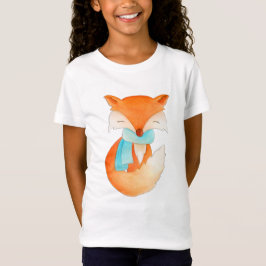 T-shirt lunatique d'art d'aquarelle mignonne de