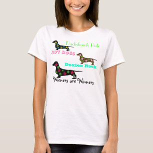 T-shirt lunatique de teckel