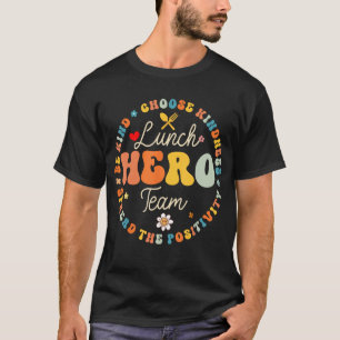 T-shirt Lunch Hero Team Funny School Cafeteria Workers Cre
