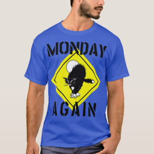 T-SHIRT LUNDI À NOUVEAU CHAT