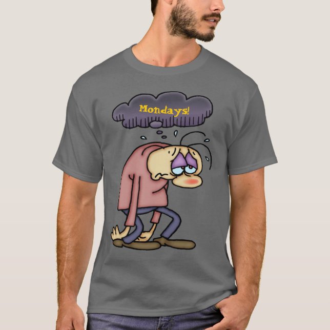 T-shirt Lundi décourageant ! (Devant)