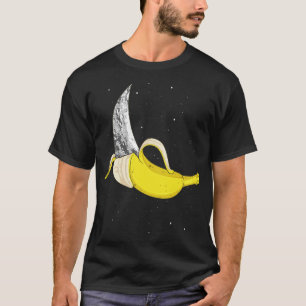 T-shirt Lune Banana Amusante Espace Nourriture Fruit Surré