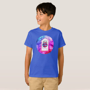 T-shirt Lune Bleue Moderne Éffrayant Joyeux Enfants d'Hall