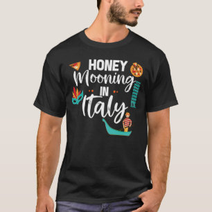 T-shirt Lune de miel en Italie Couple jumelage vacances