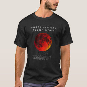 T-shirt Lune de sang 2021 Total des éclipses lunaires