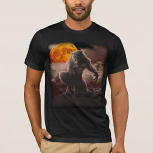 T-shirt Lune de sang de loup-garou