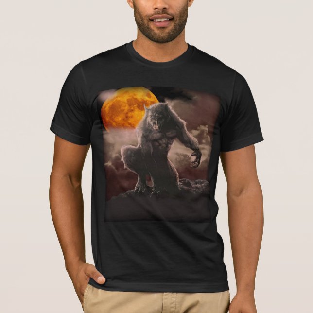 T-shirt Lune de sang de loup-garou (Devant)