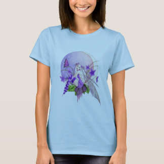 T-shirt Lune de violette douce