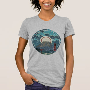 T-shirt Lune du mont Fuji