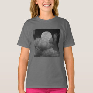 T-shirt Lune et nuages sur le Kansas