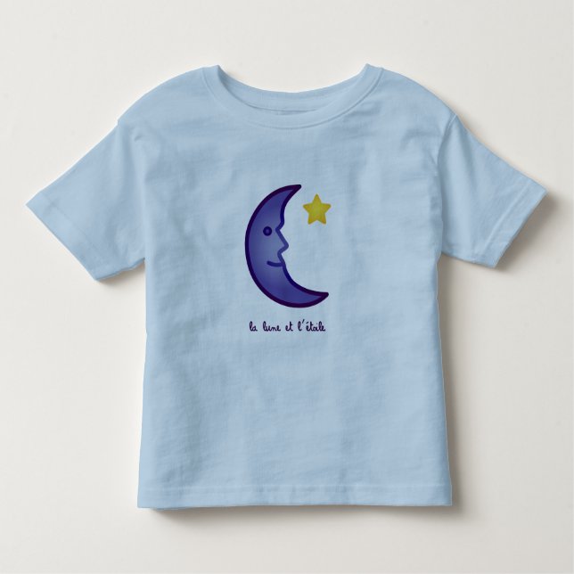 T-shirt Lune et Star Toddler (Devant)