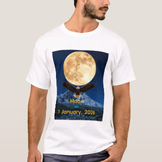 T-shirt Lune le 1er janvier 2026