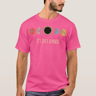 T-shirt Lune Lunaire vintage Son Design Rétro Juste Une Ph