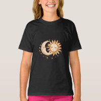 Lune Mystique et Soleil Style Bohème Céleste
