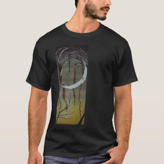 T-shirt lune sans titre d'horreur sur une chemise