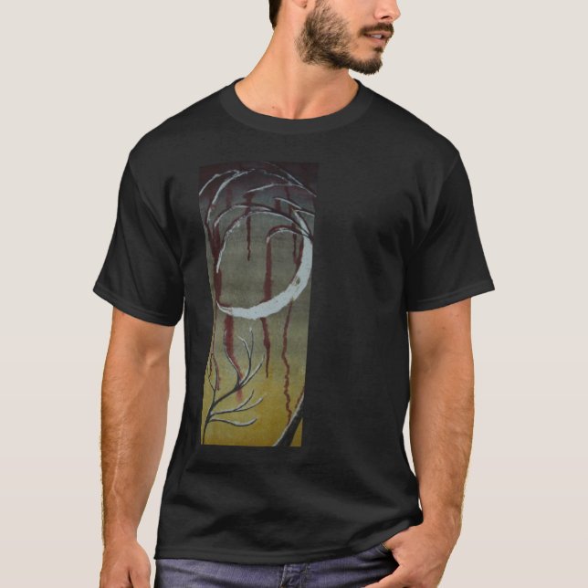 T-shirt lune sans titre d'horreur sur une chemise (Devant)