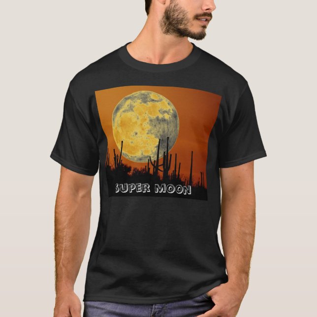 T-shirt lune superbe (Devant)