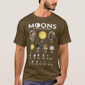 T-shirt Lunes du système solaire2
