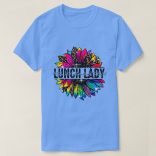 T-shirt Lunette Lady Sunflower Leopard Tie Dye