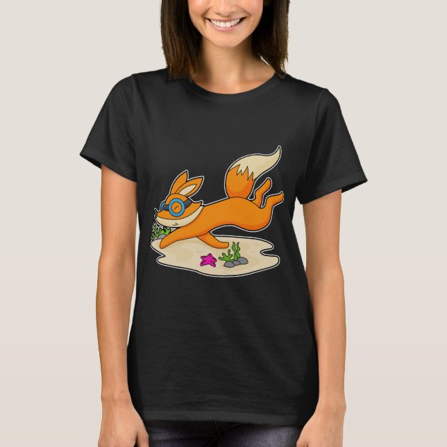 T-shirt Lunettes de bain Fox Diver (Devant)