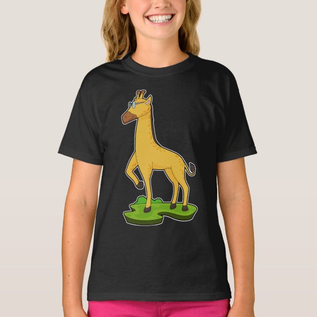 T-shirt Lunettes de girafe (Devant)