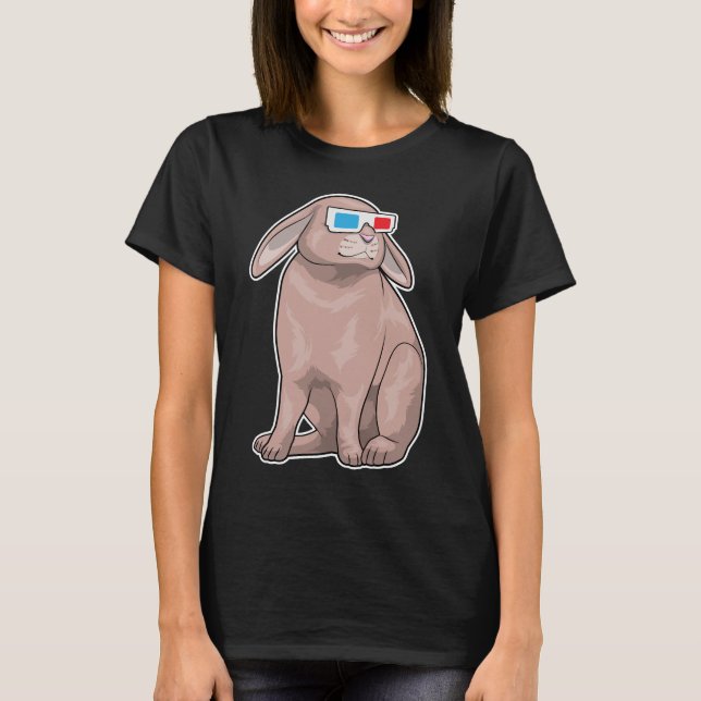 T-shirt Lunettes de lapin (Devant)