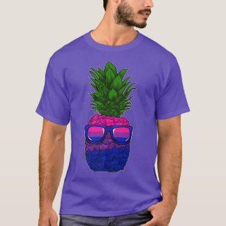 T-shirt Lunettes de soleil à ananas Bisexual LGBT-Q subtle