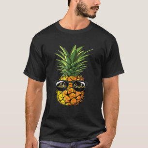 T-shirt Lunettes de soleil à l'ananas Plages d'Aloha Hawai