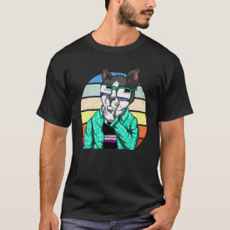 T-shirt Lunettes de soleil Ace Pride Drapeau d'asexualité 