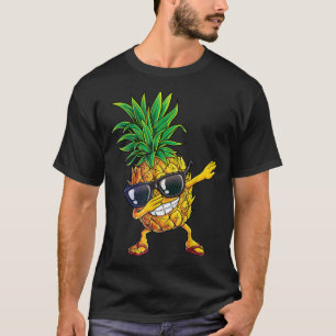T-shirt Lunettes de soleil ananas Dabbing Plages Aloha Haw