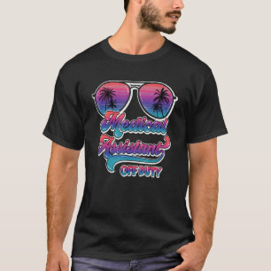 T-shirt Lunettes de soleil Assistant Médicale hors service