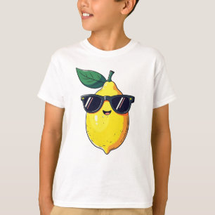 T-shirt Lunettes de soleil au citron amusantes