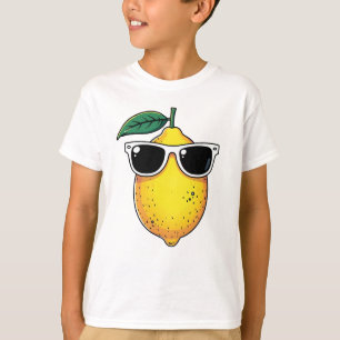 T-shirt Lunettes de soleil au citron amusantes
