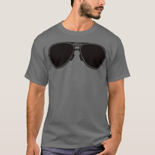 T-shirt Lunettes de soleil Aviateur